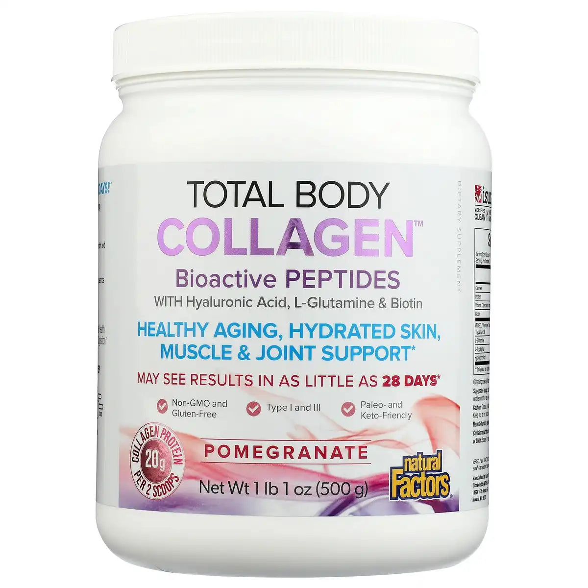 Total Body Collagen Bioactive Peptides - Pomegranate