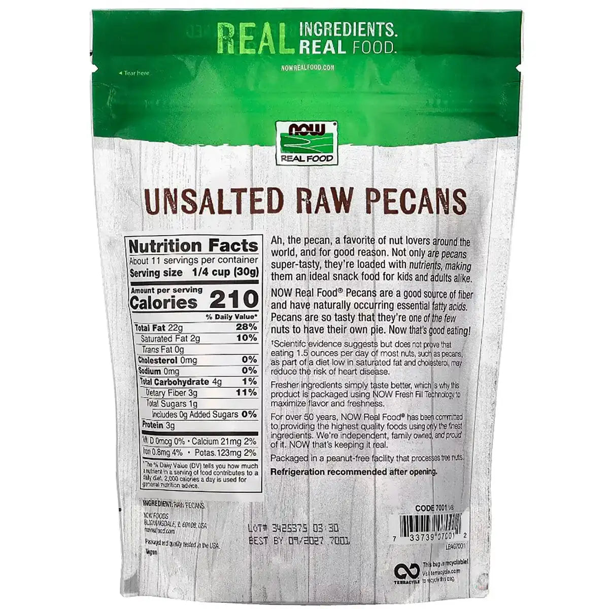Raw Pecans Halves & Pieces - Unsalted
