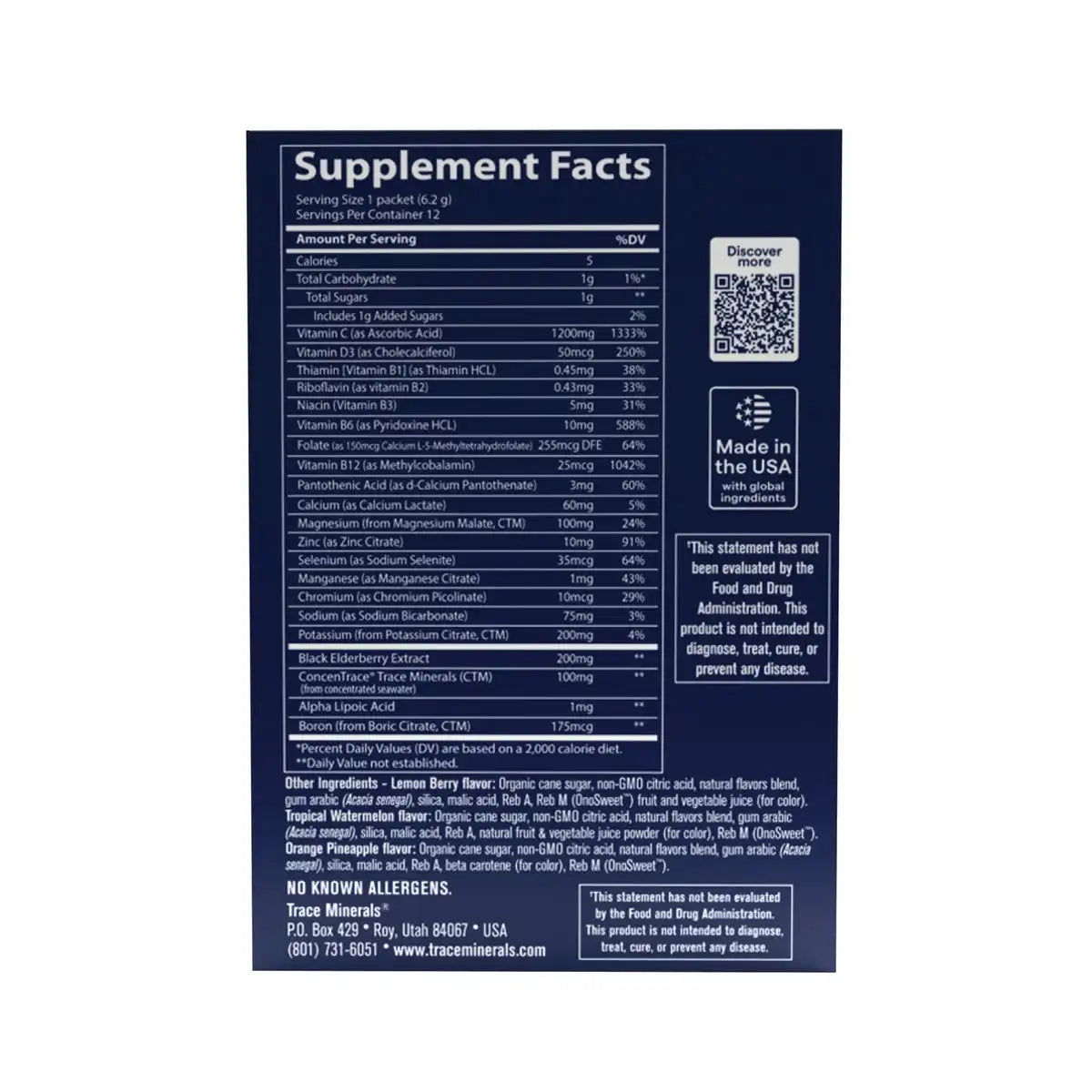 Power Pak Vitamin C Immunity Stick Packs - Variety Pack