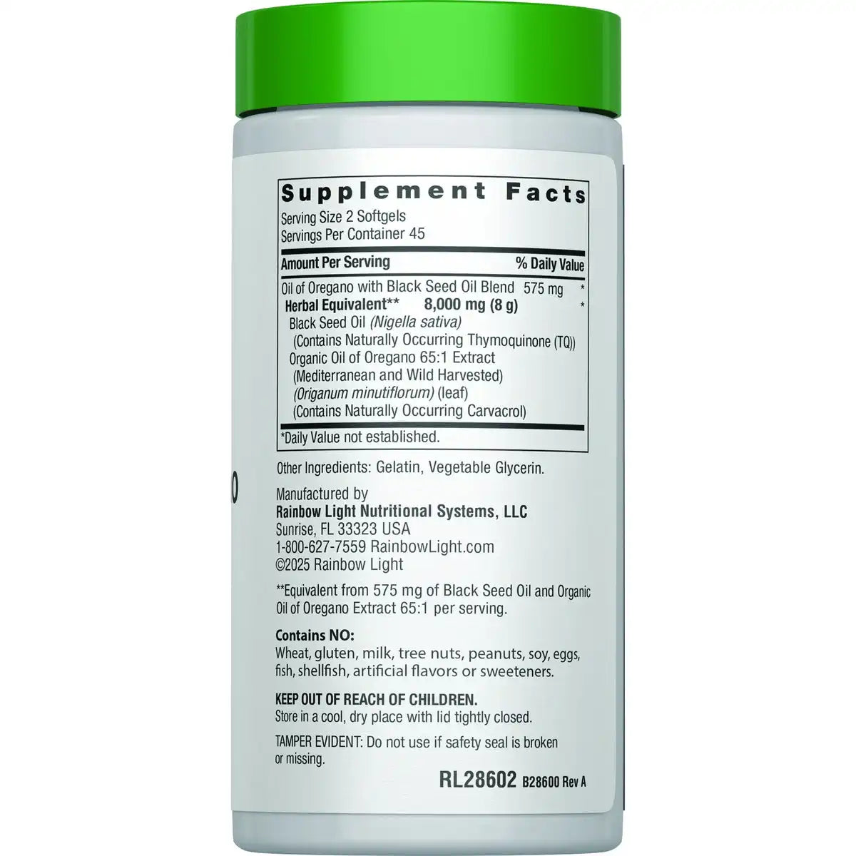 Oil of Oregano with Black Seed Oil