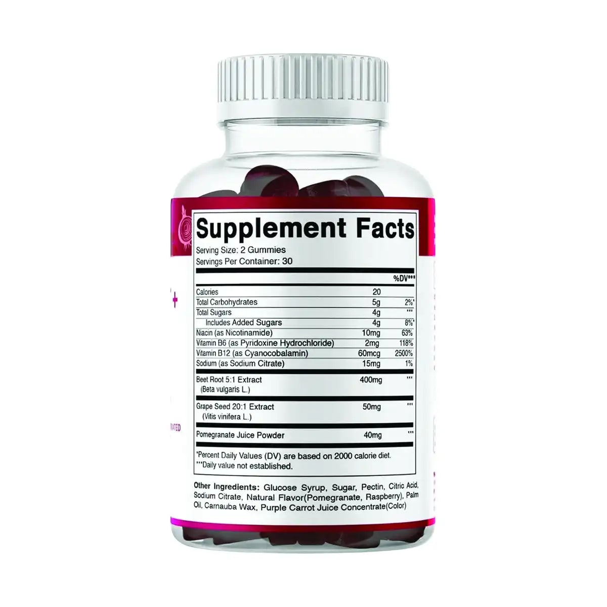 Beet Root + Grape Seed - Raspberry & Pomegranate