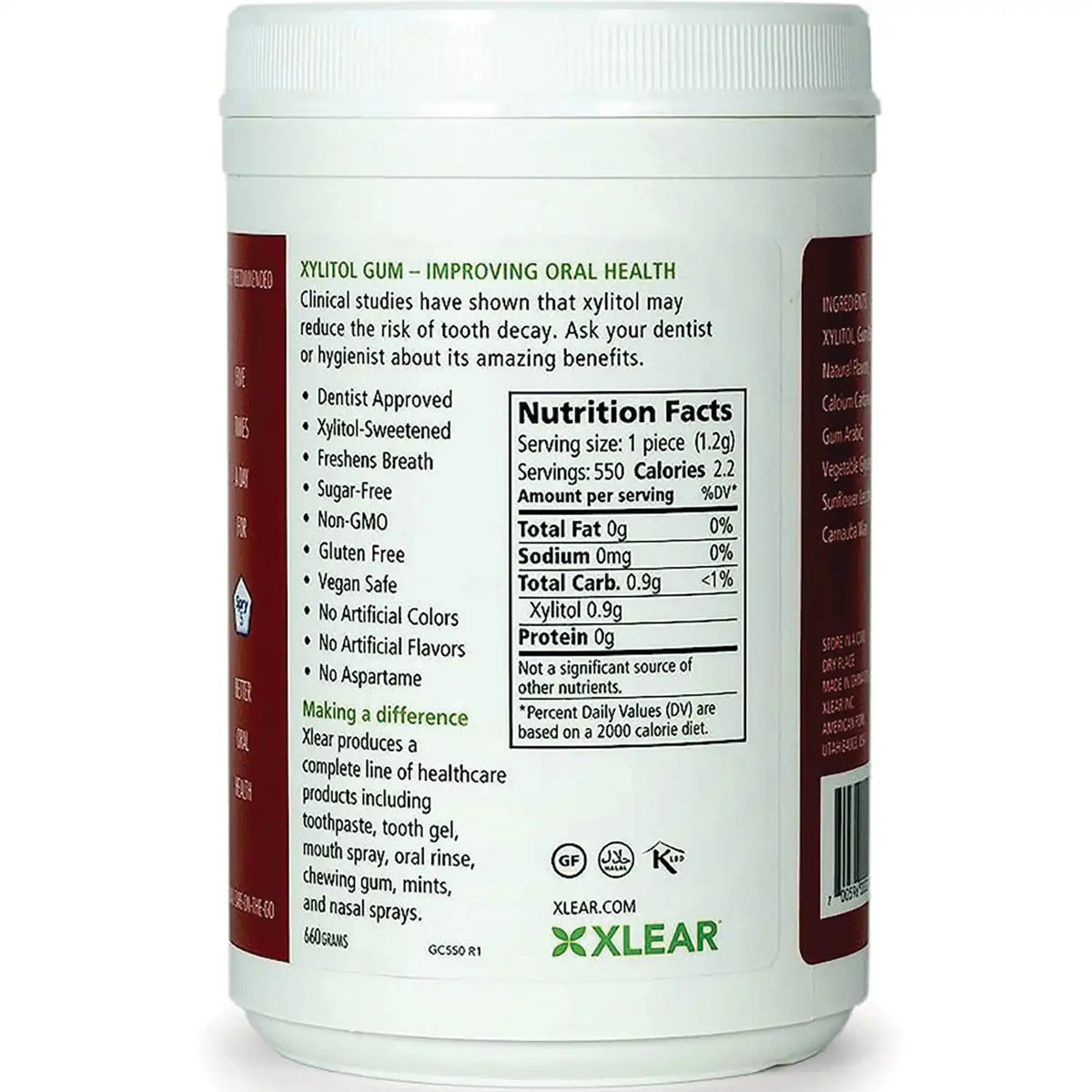 Spry Sugar-Free Gum - Natural Cinnamon
