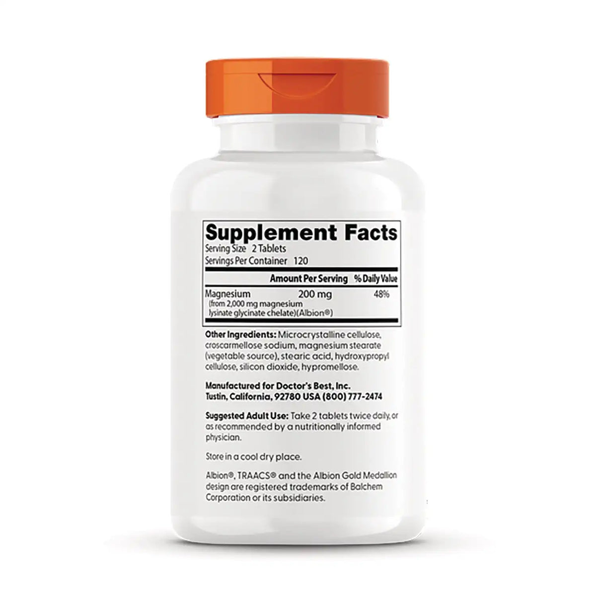 High Absorption Magnesium 100% Chelated
