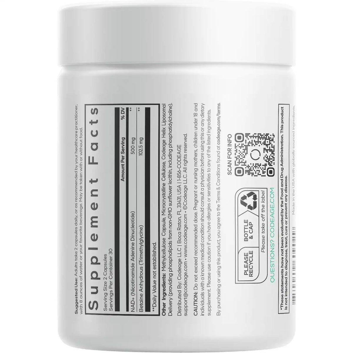 Liposomal NAD+