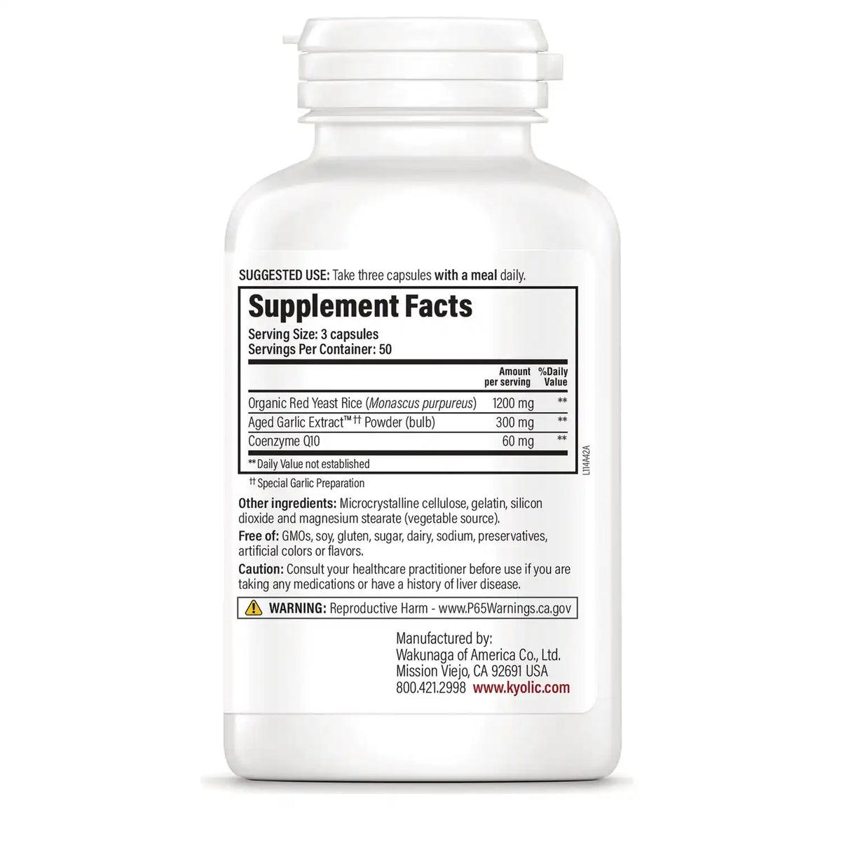 Red Yeast Rice CoQ10 Formula 114