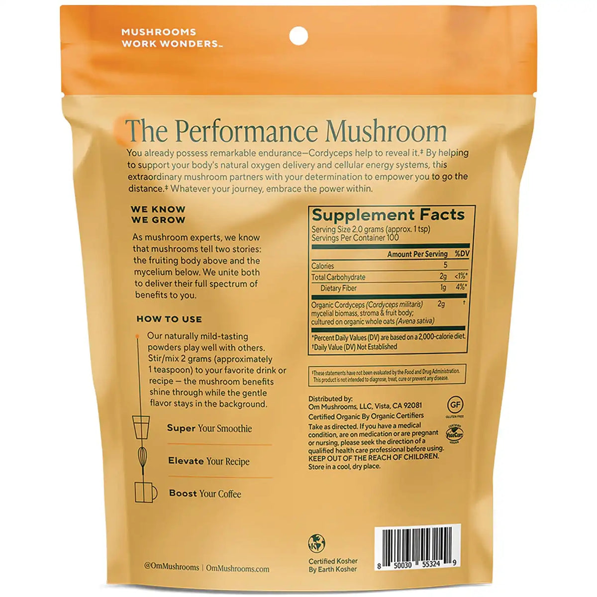 Cordyceps Mushroom Powder