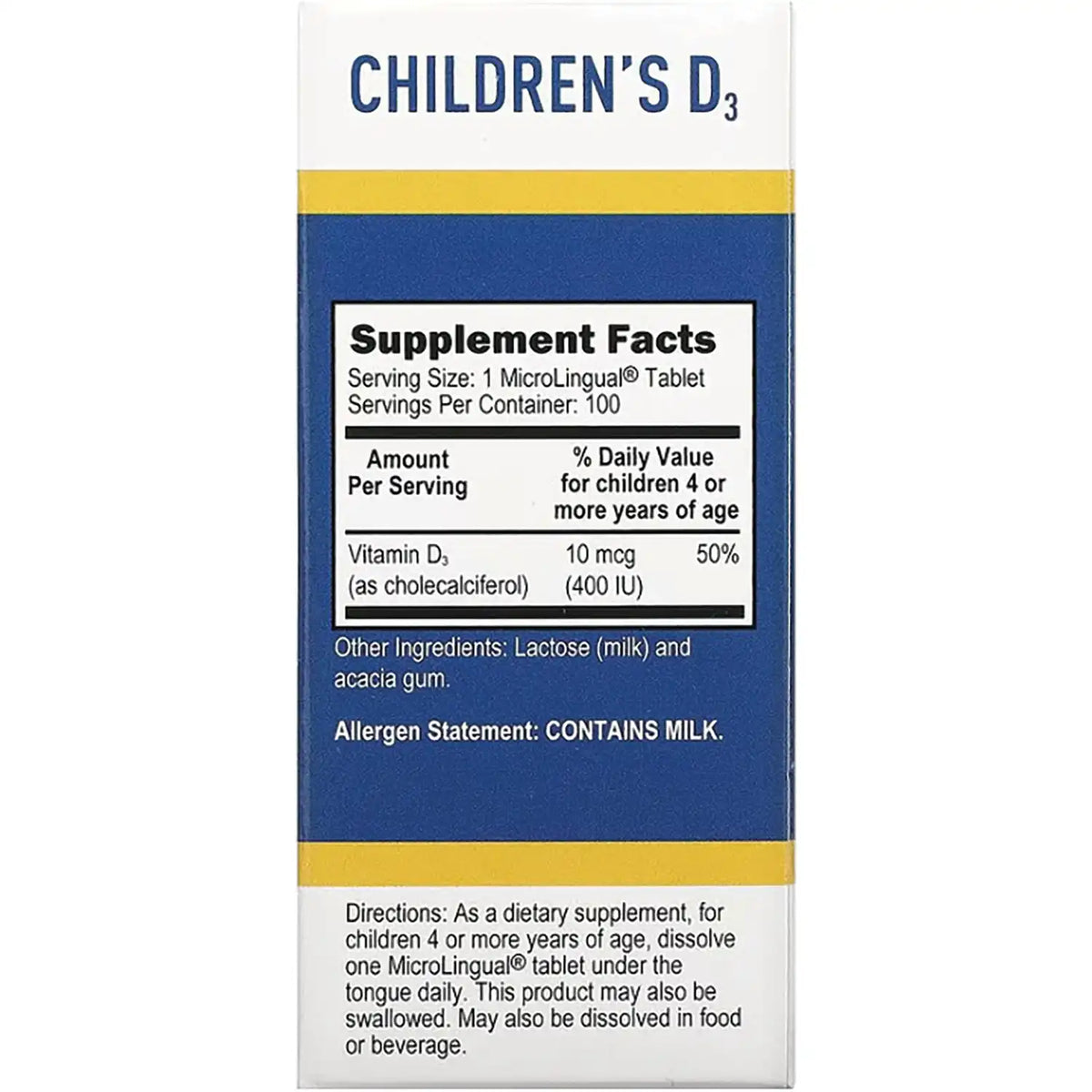 Children's Vitamin D3
