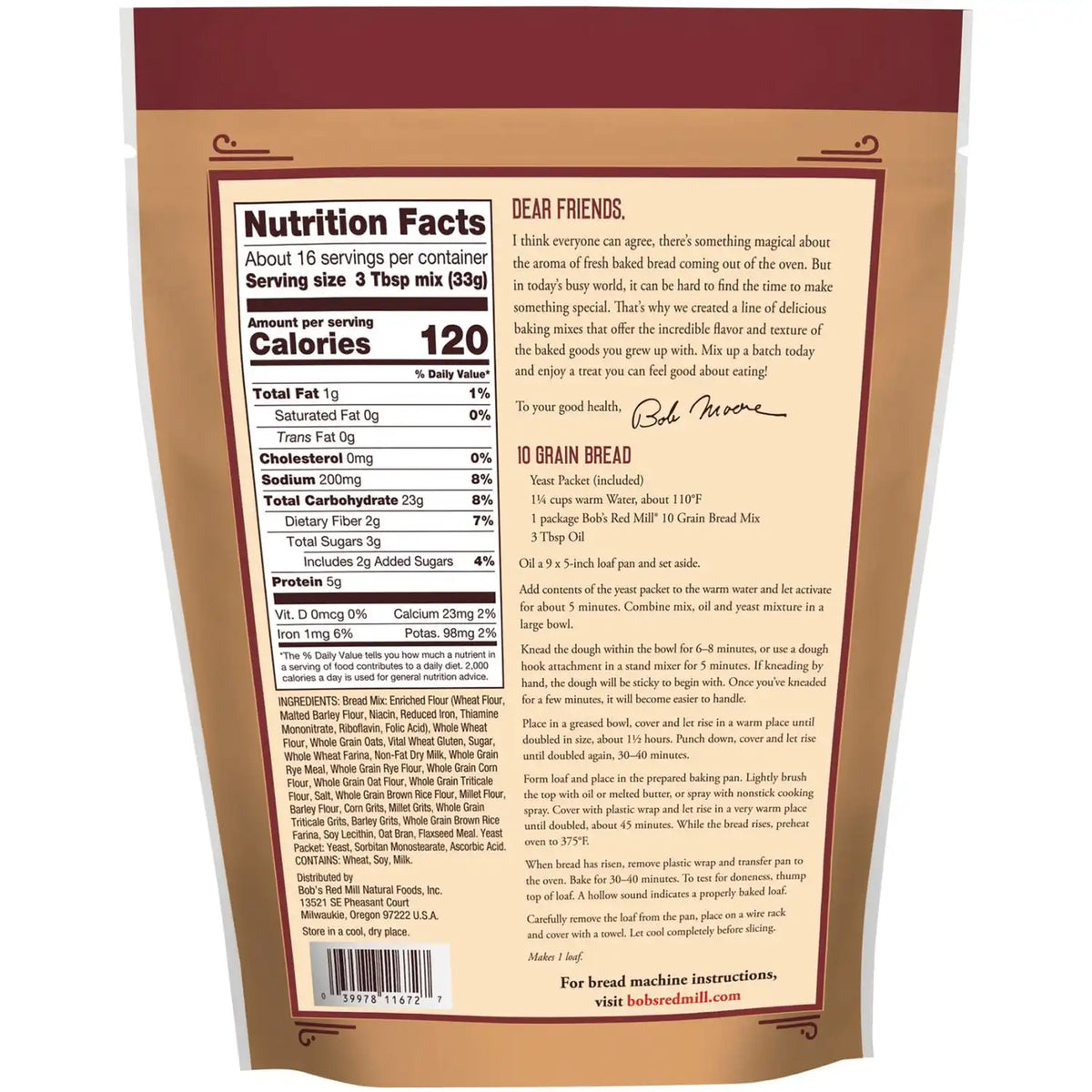 10 Grain Bread Mix