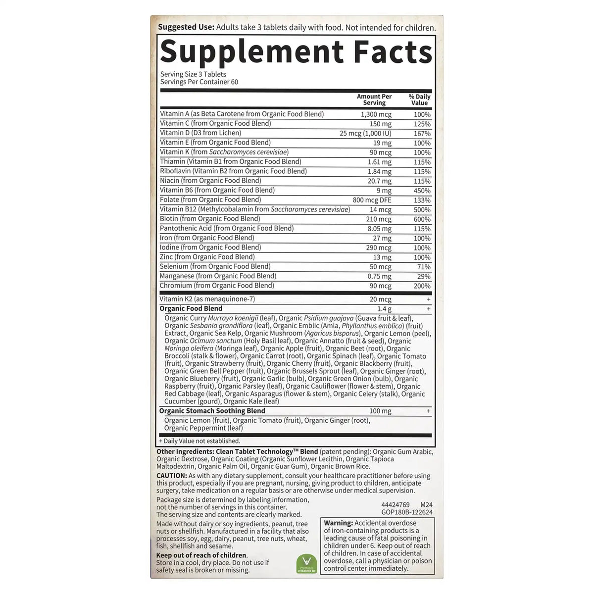 Organics Prenatal Multi