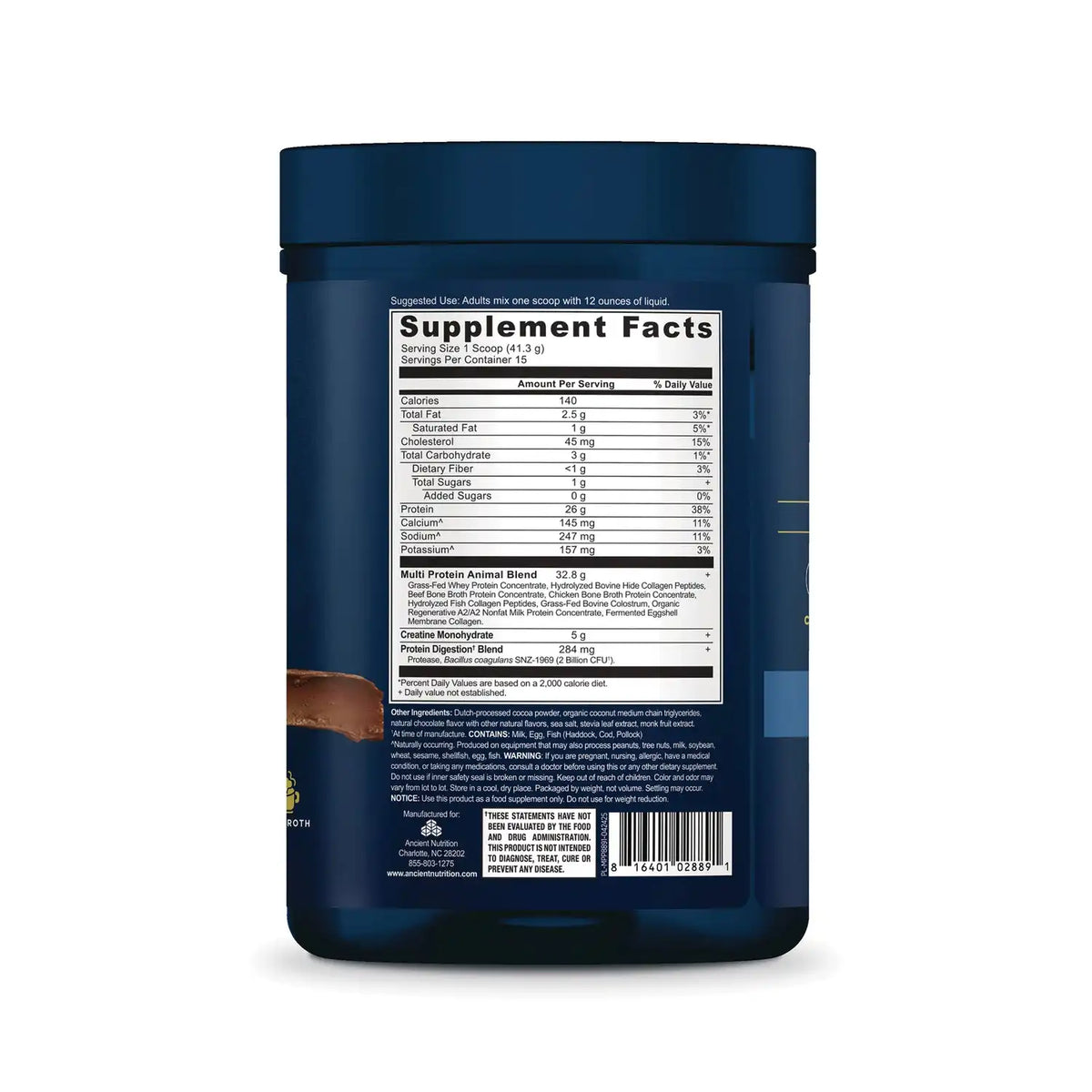 Multi Protein Animal Based + Creatine - Dark Chocolate