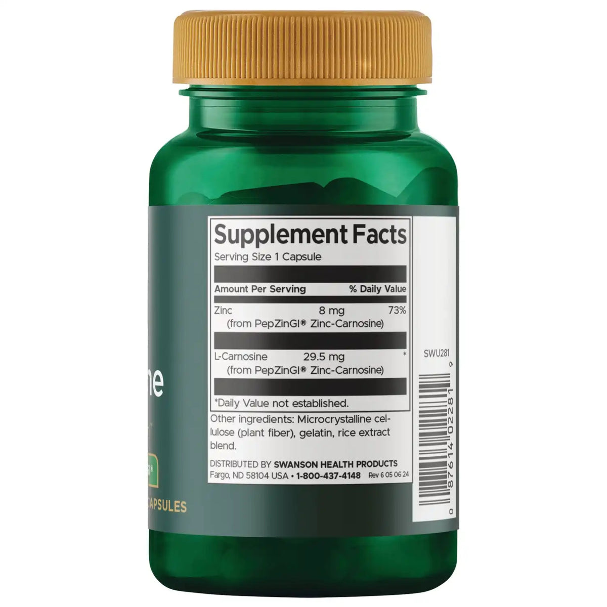 Zinc Carnosine - Featuring PepZinGI