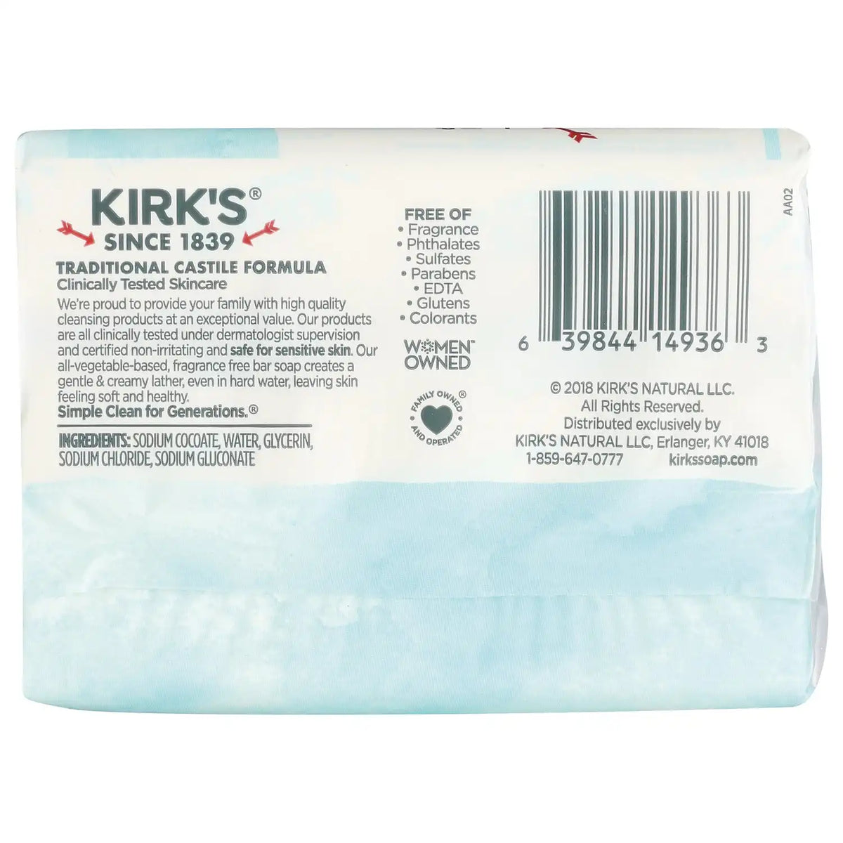 Gentle Castile Soap - Fragrance Free