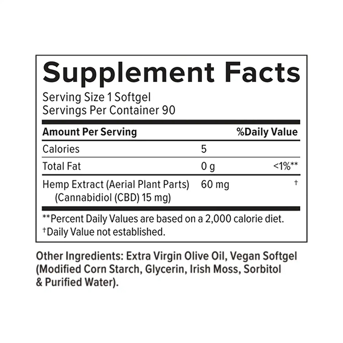 Daily Balance CBD Softgels
