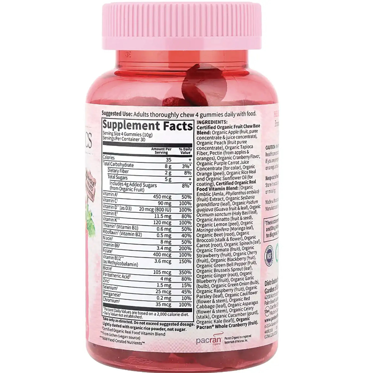 Organics Women's Multi Gummies - Organic Berry