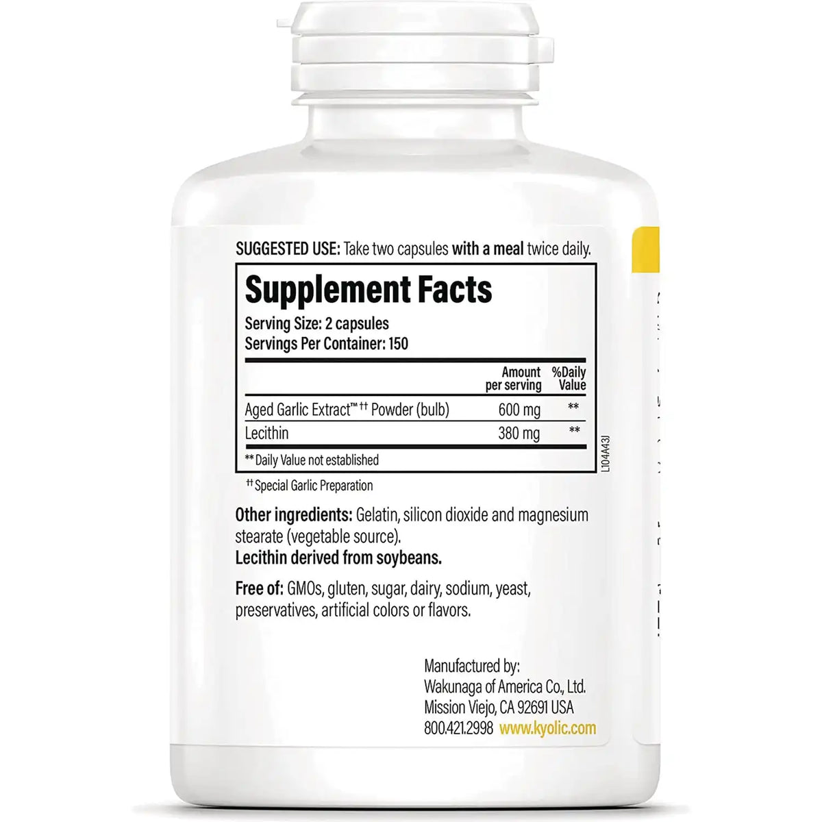 Cholesterol with Lecithin Formula 104