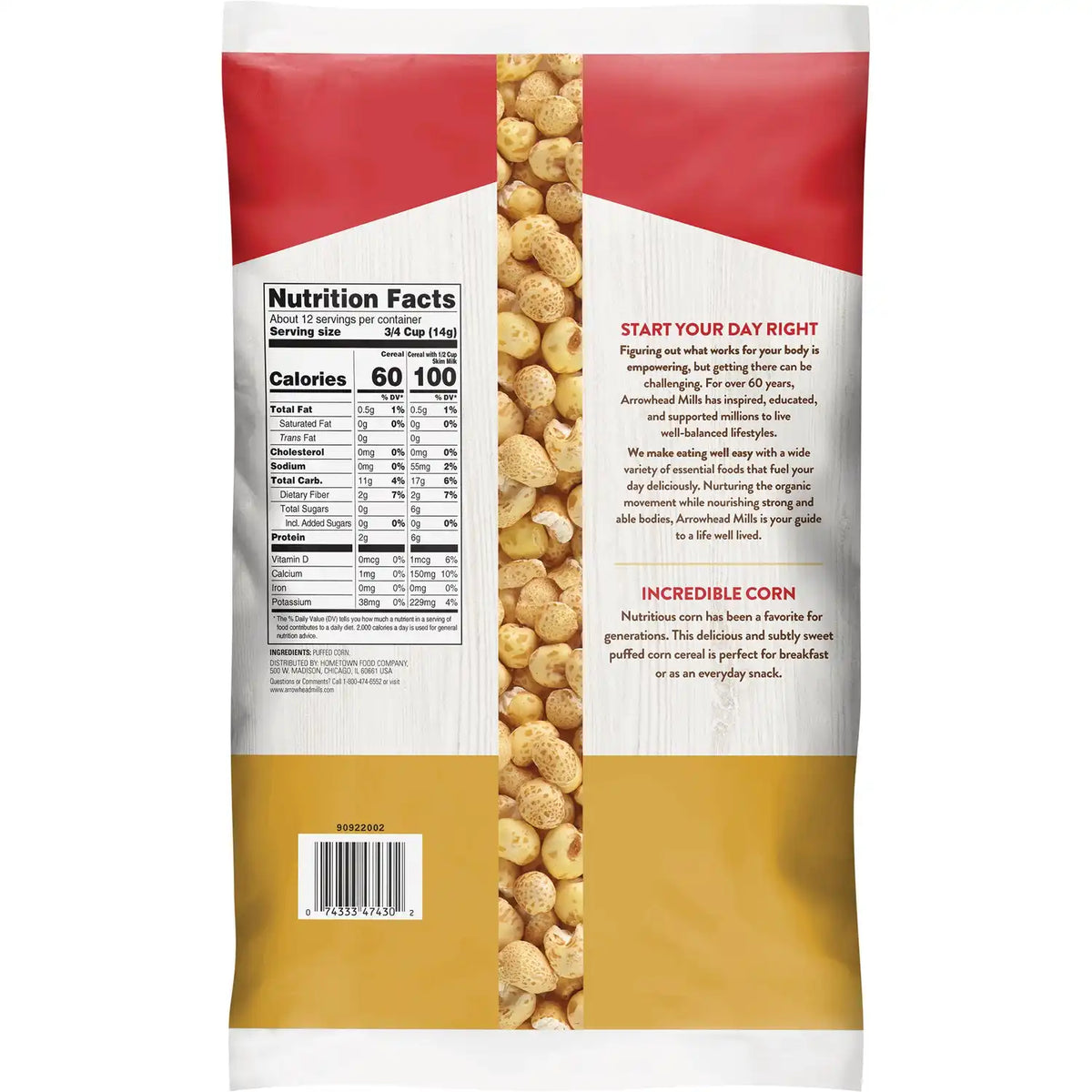 Puffed Corn Cereal