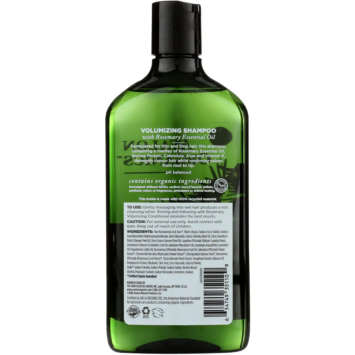 Volumizing Rosemary Shampoo
