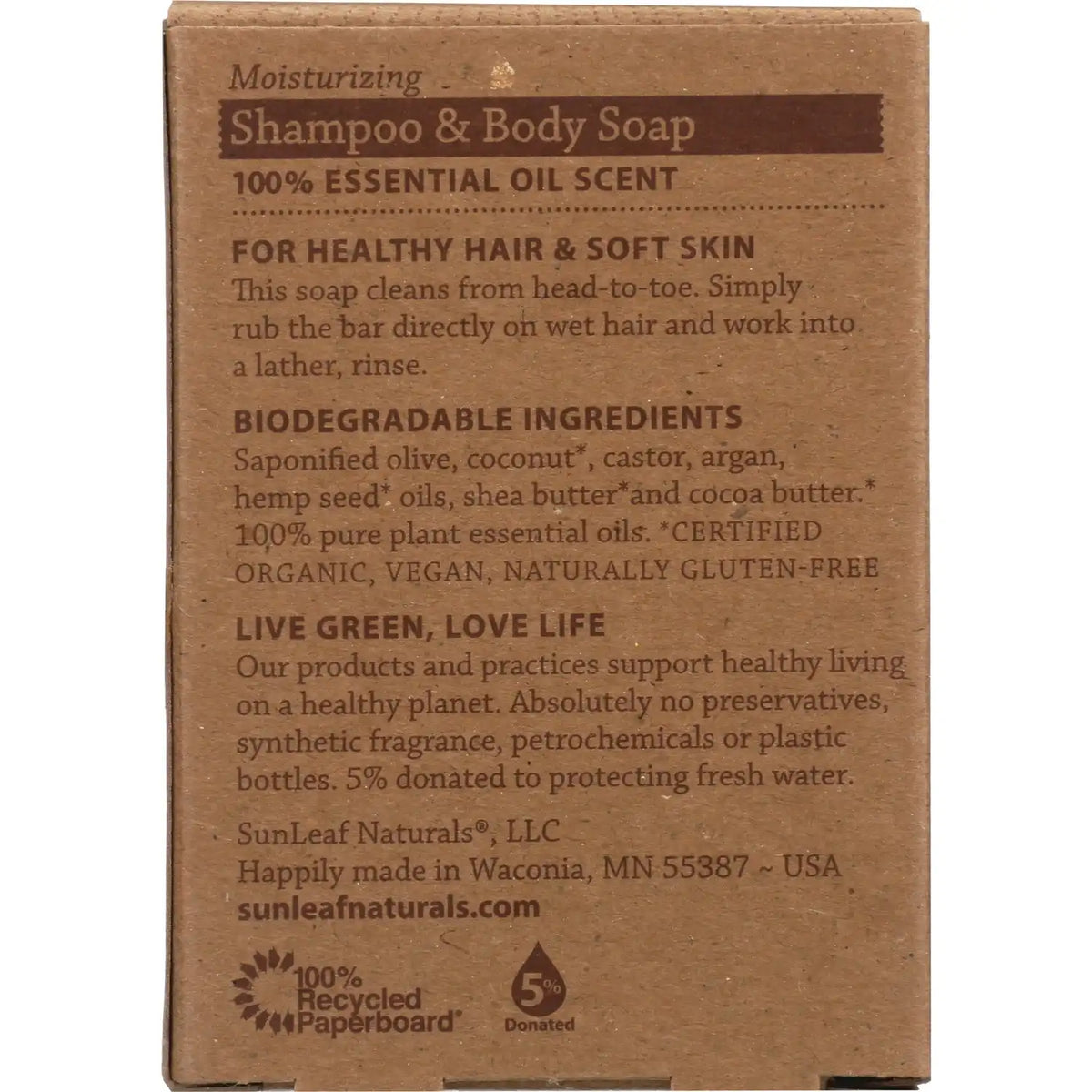 Moisturizing Shampoo and Body Soap - Clarysage Lavender