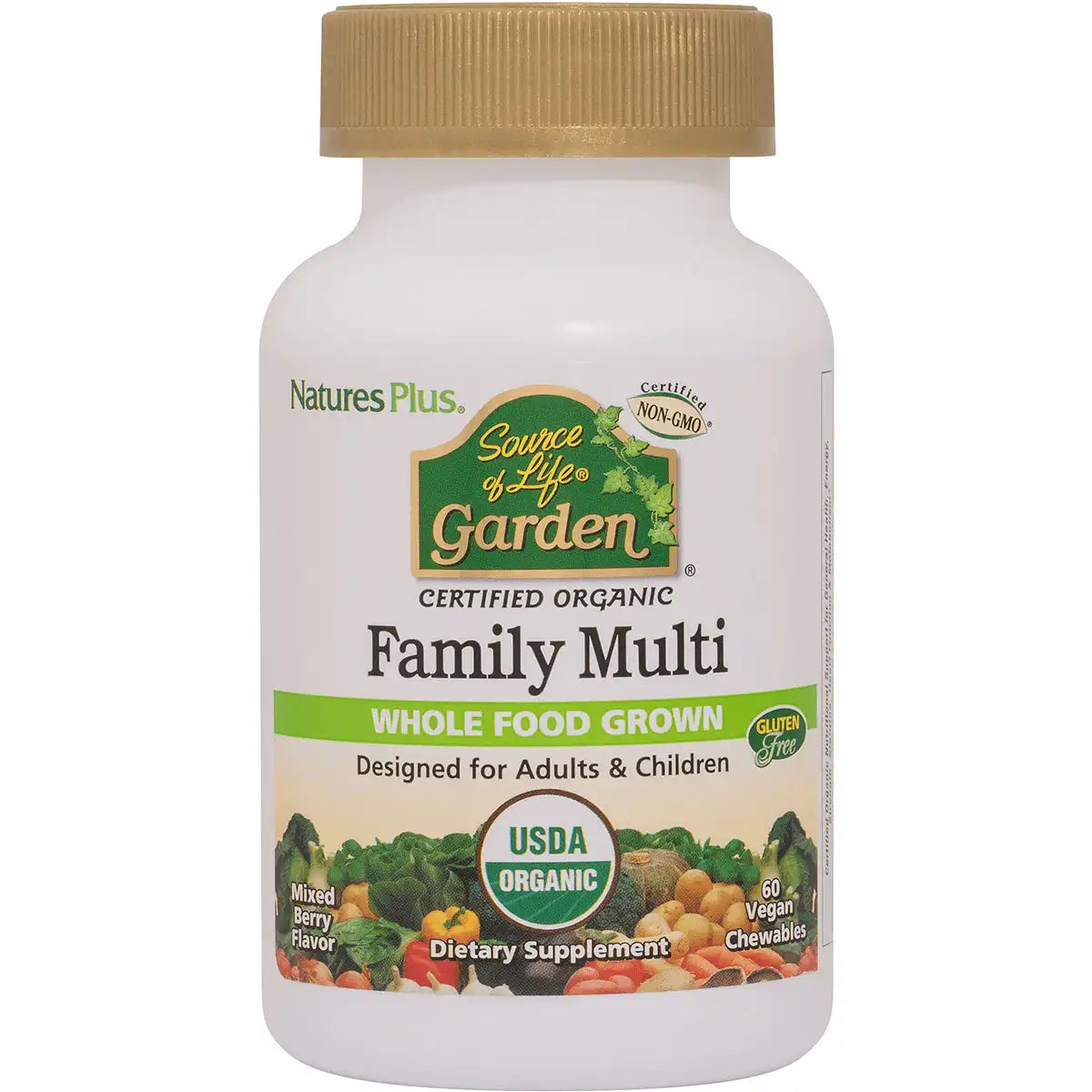 Source of Life Garden Certified Organic Family Multi - Mixed Berry
