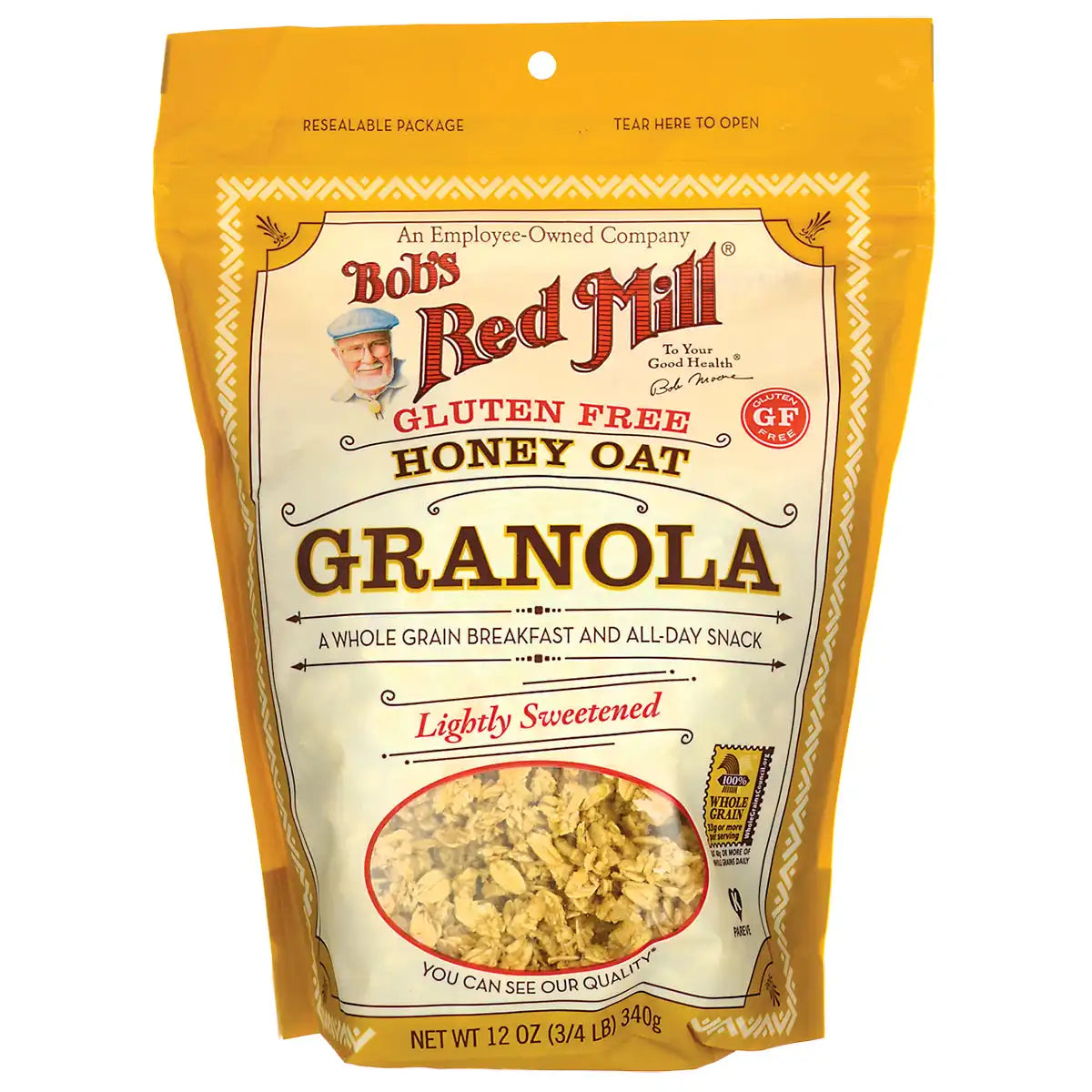 Gluten Free Honey Oat Granola