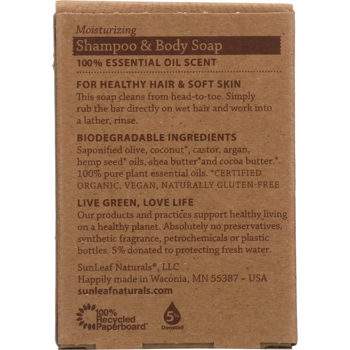 Moisturizing Shampoo and Body Soap - Orange Ginger