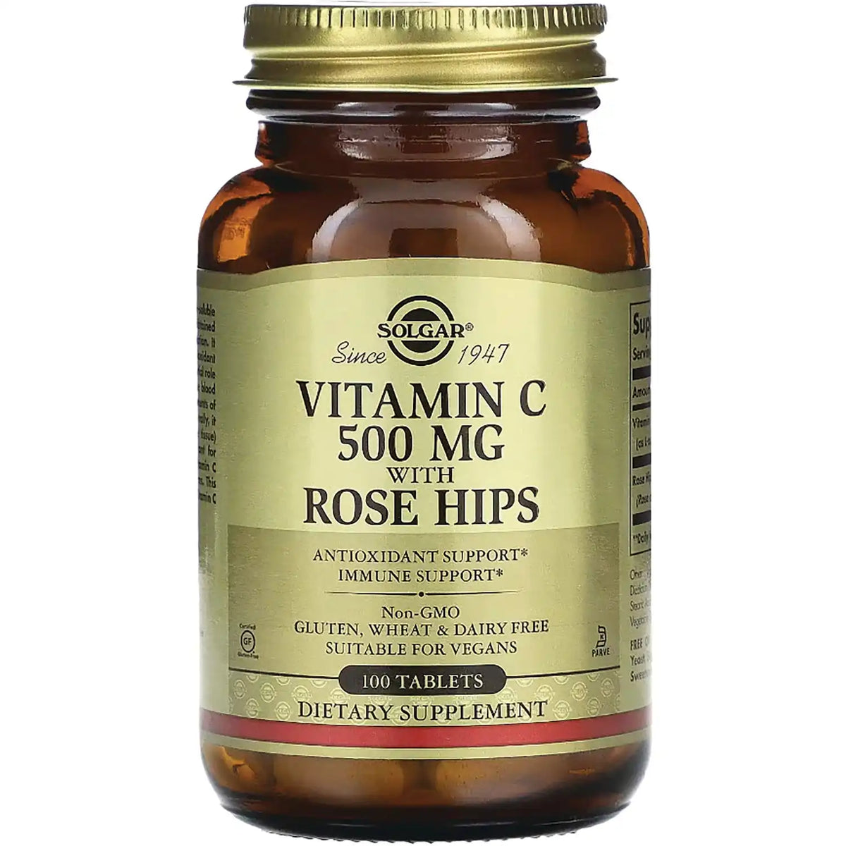 Vitamin C 500 mg with Rose Hips
