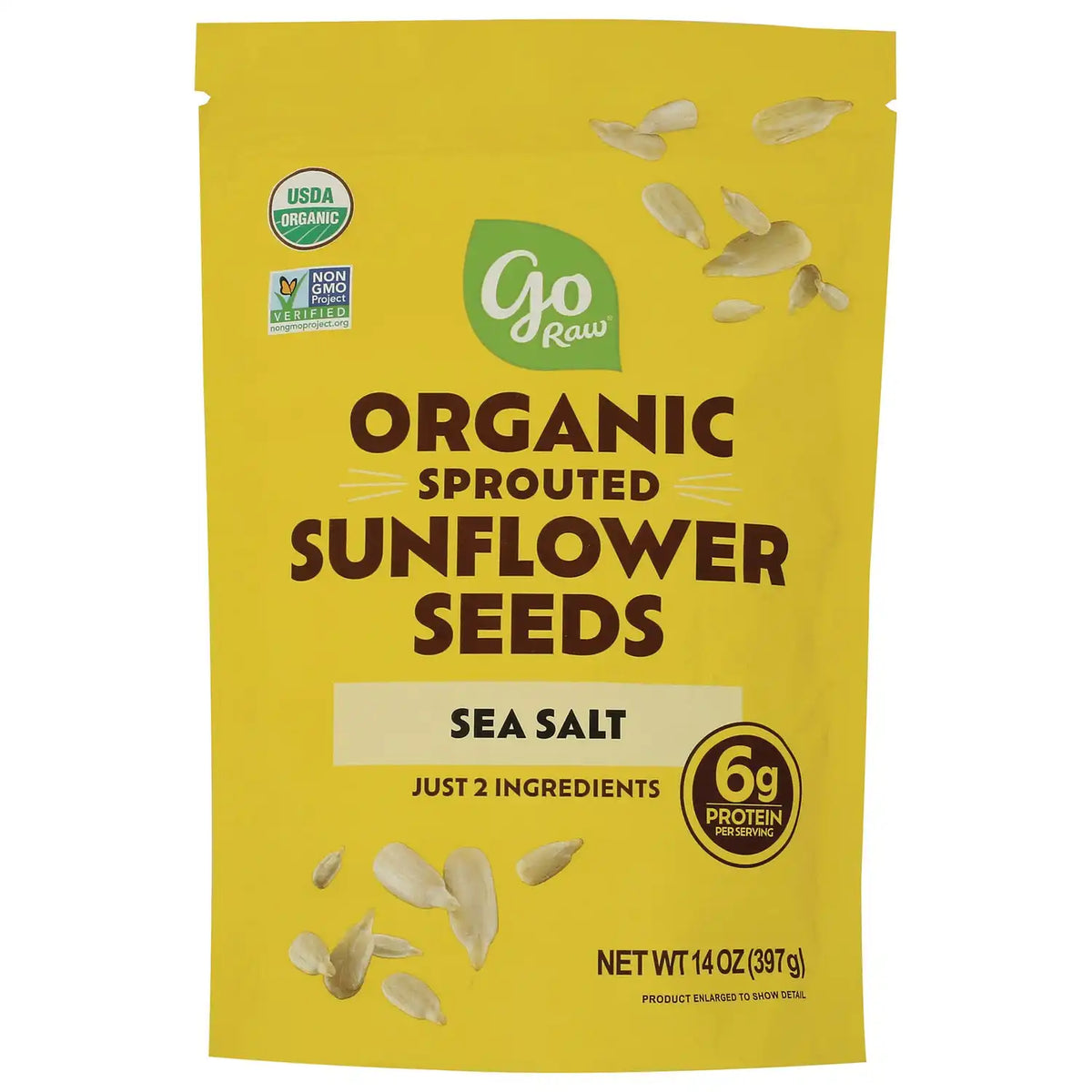 Organic Sprouted Sunflower Seeds with Sea Salt