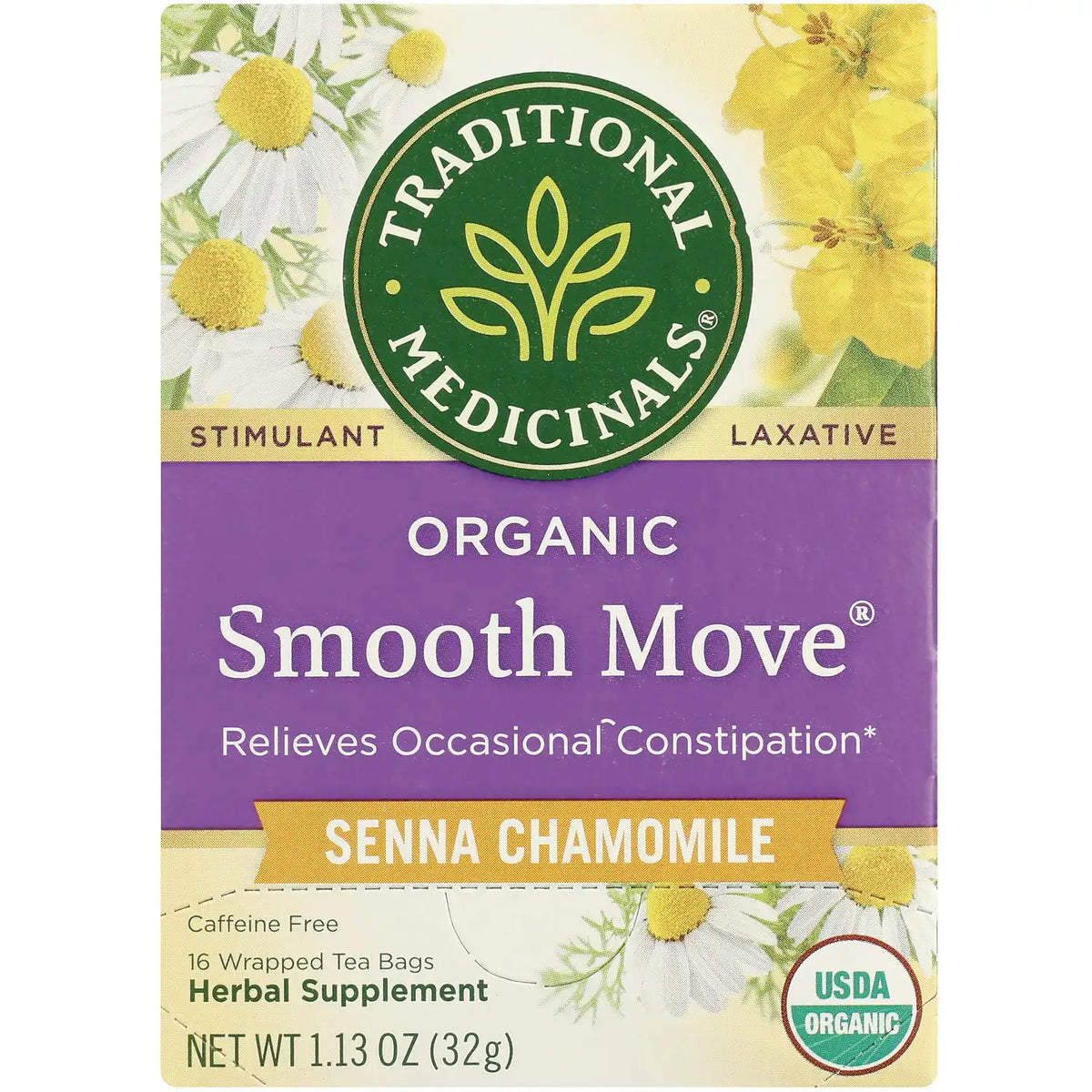 Organic Smooth Move Tea - Senna Chamomile