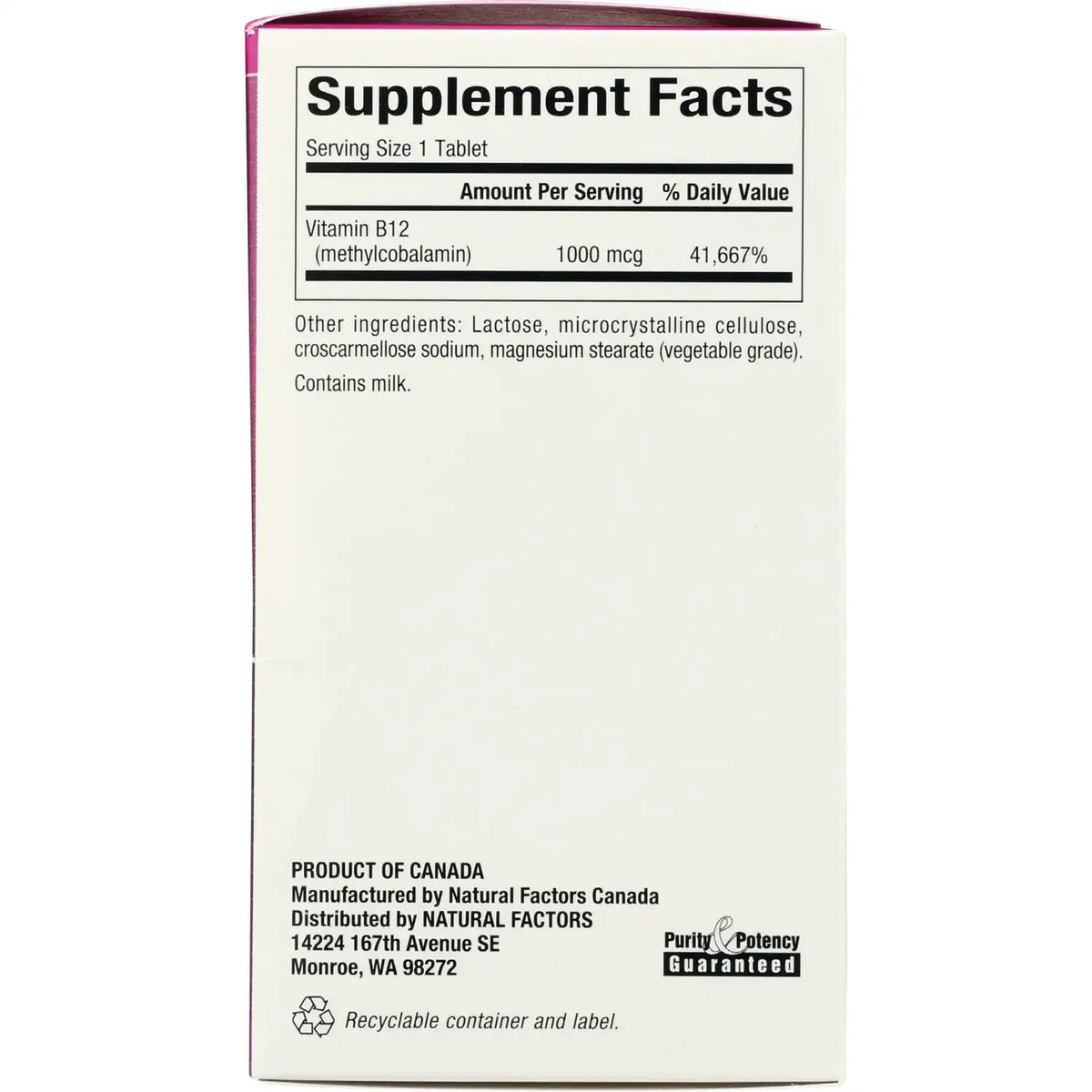 B12 Methylcobalamin