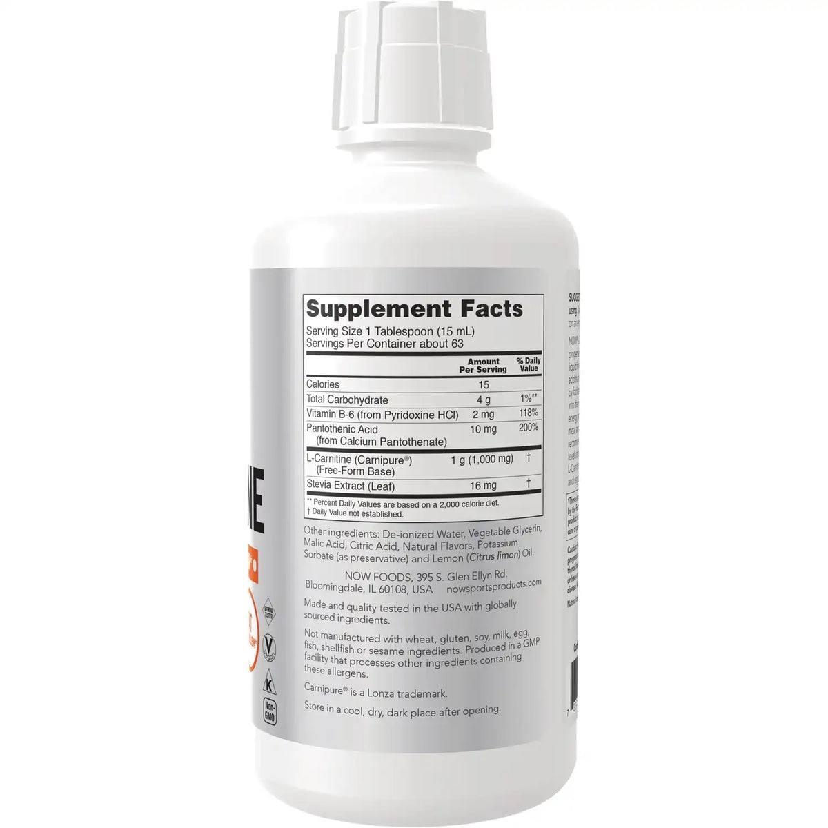 Liquid L-Carnitine - Citrus