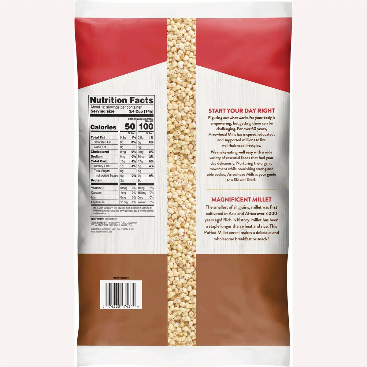 Puffed Millet Cereal