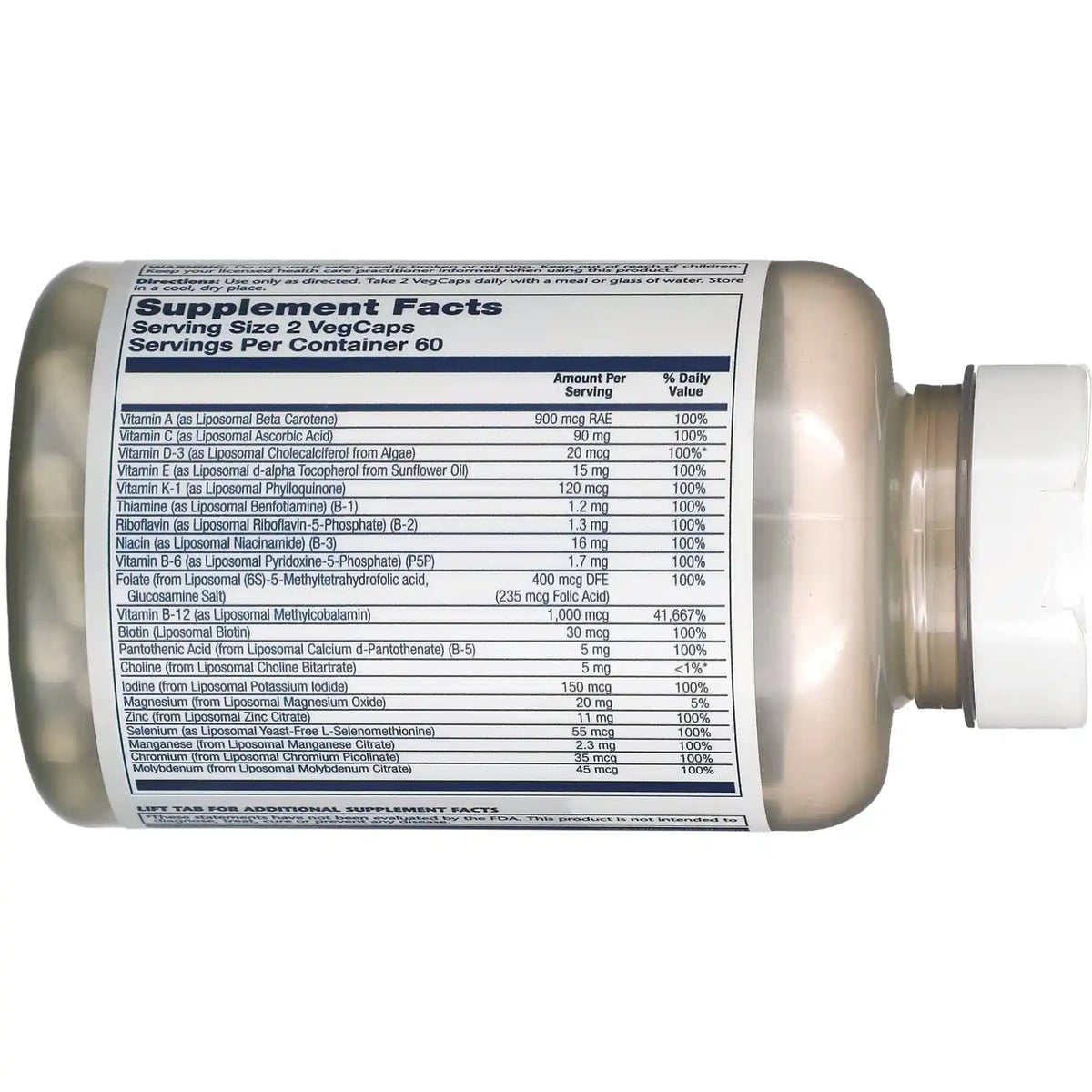 High Potency Liposomal Multivitamin - Men's