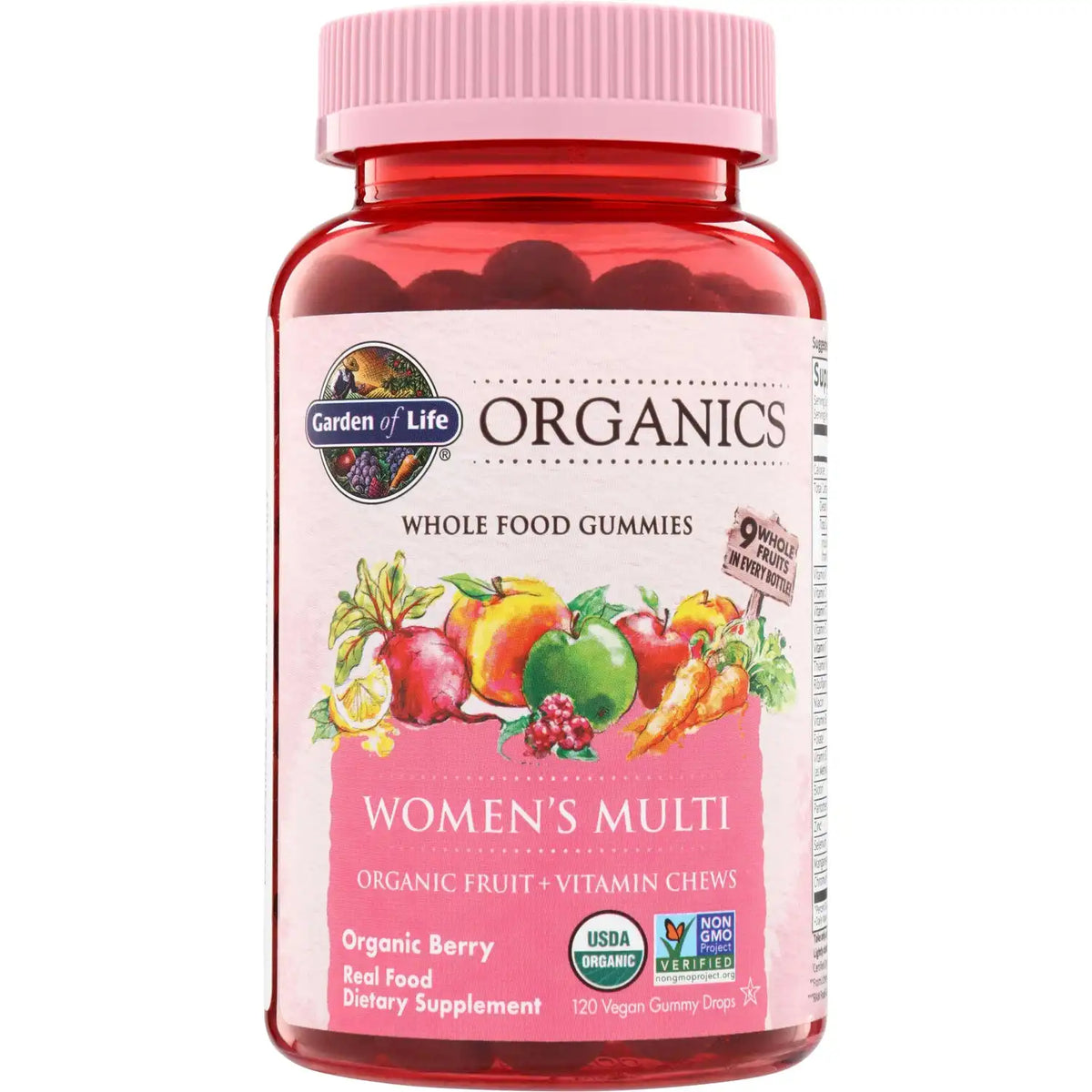 Organics Women's Multi Gummies - Organic Berry