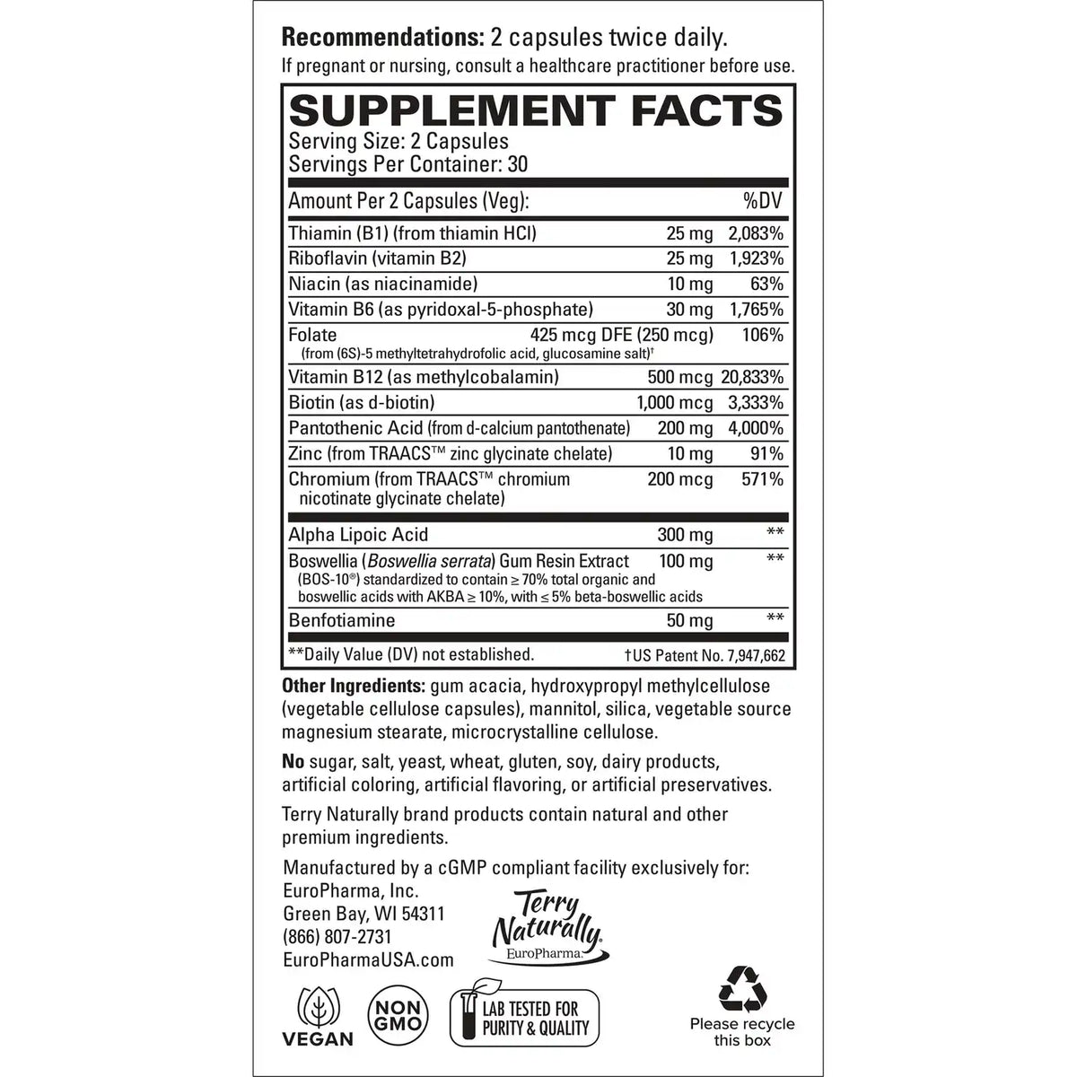 Terry Naturally Healthy Feet & Nerves