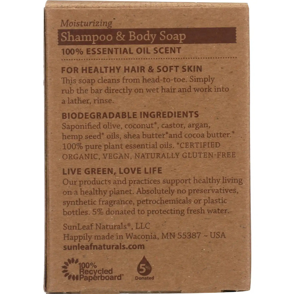 Moisturizing Shampoo and Body Soap - Rosy Geranium