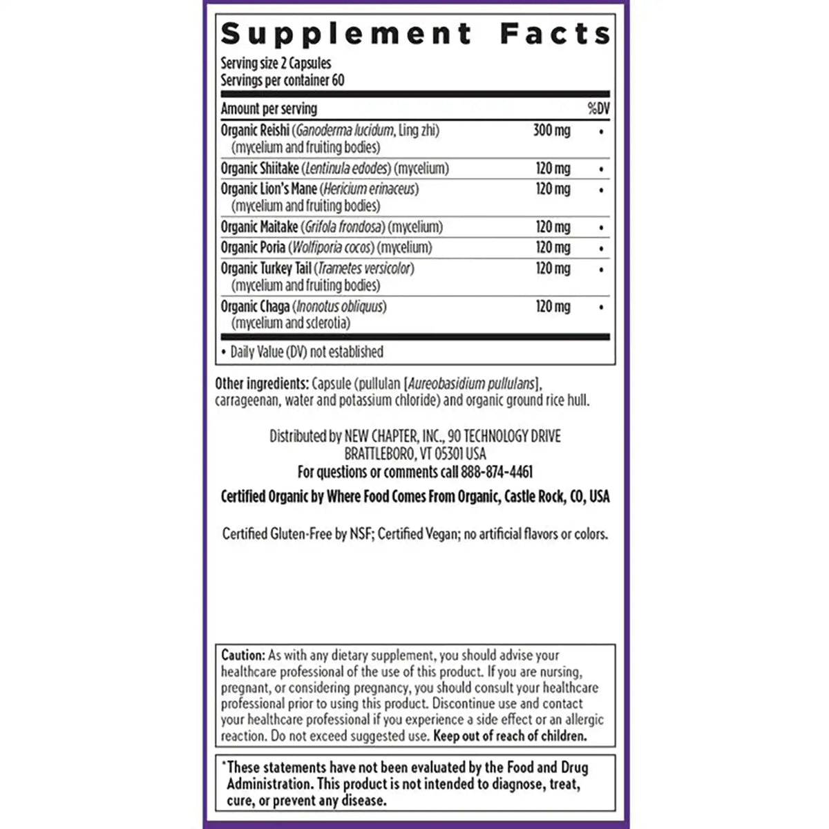 Immune Support Reishi & Shiitake Mushroom Blend