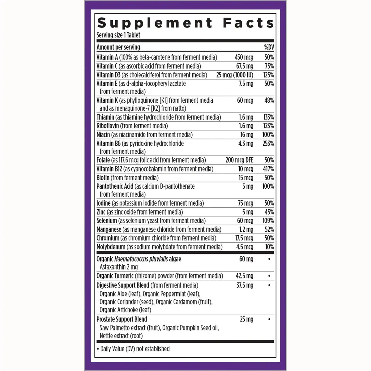 One Daily Every Man's Multivitamin 55+