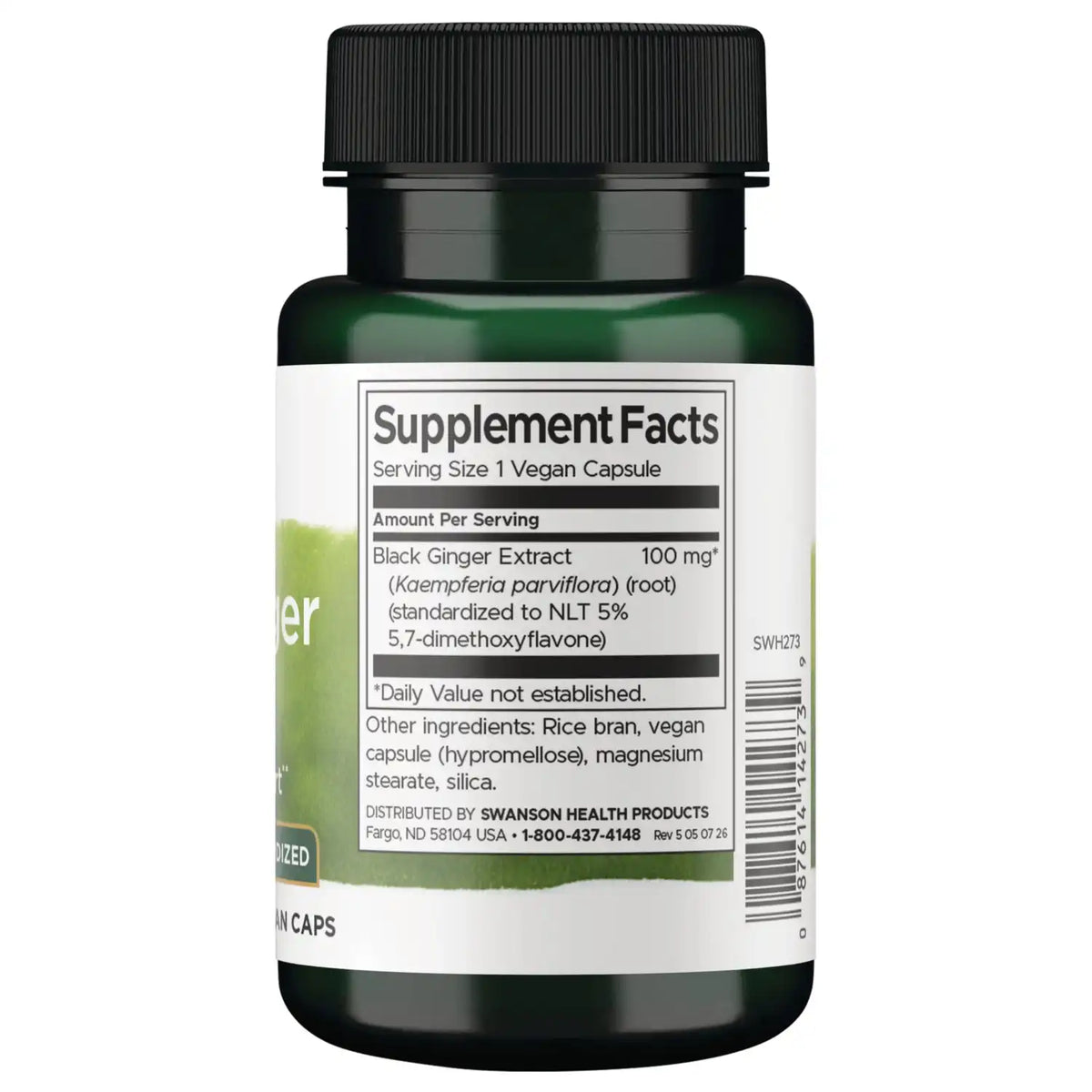 Black Ginger Extract - Standardized