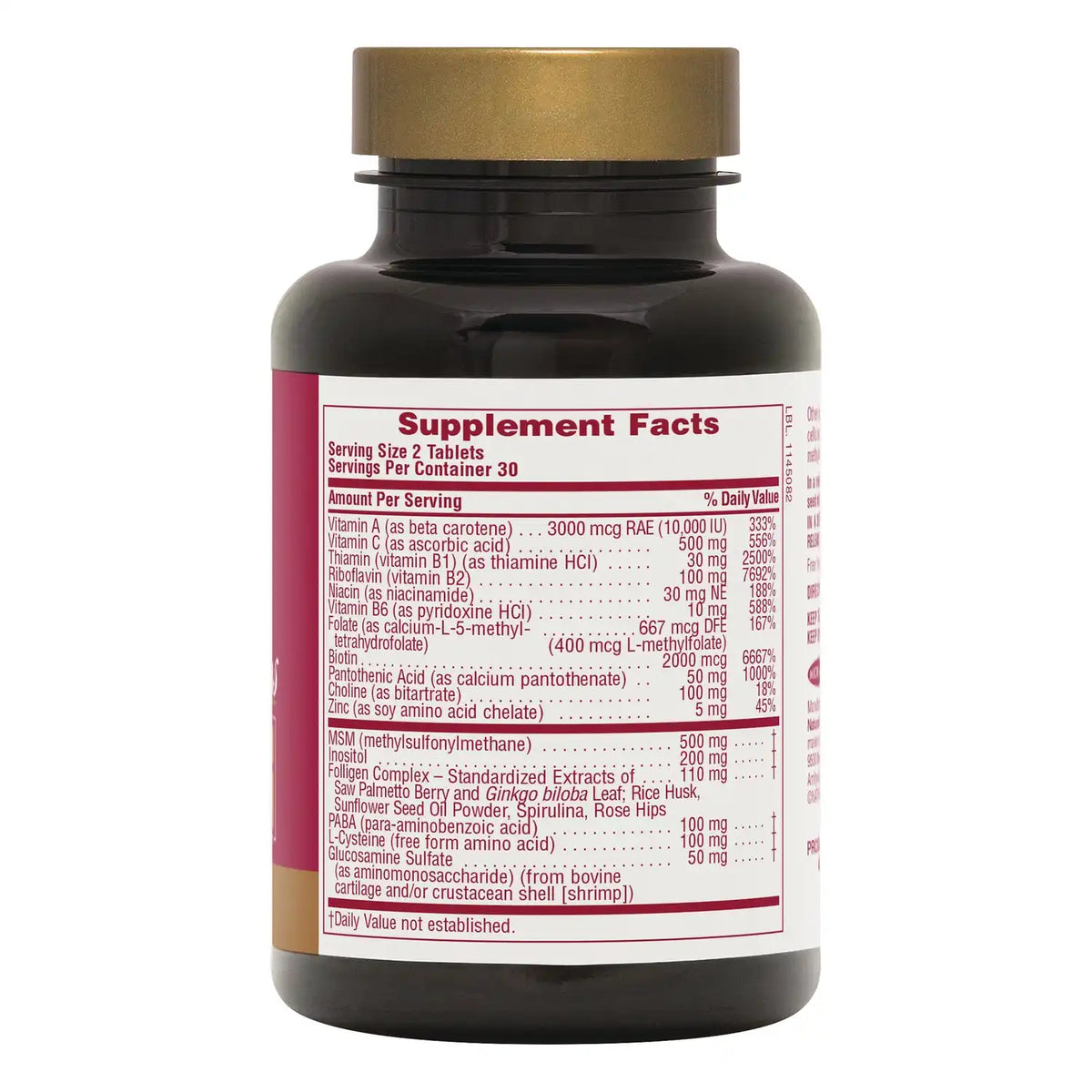 Ultra Hair Plus with MSM for Men and Women